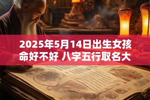2025年5月14日出生女孩命好不好 八字五行取名大全