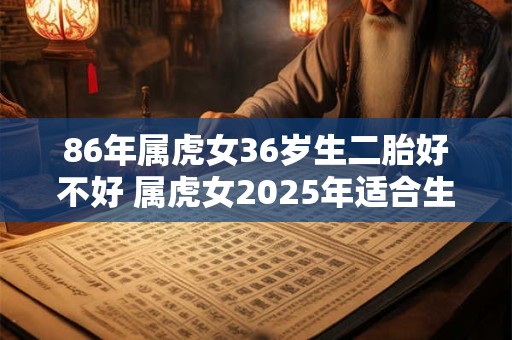 86年属虎女36岁生二胎好不好 属虎女2025年适合生孩子吗