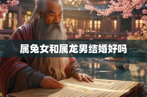 属兔女和属龙男结婚好吗