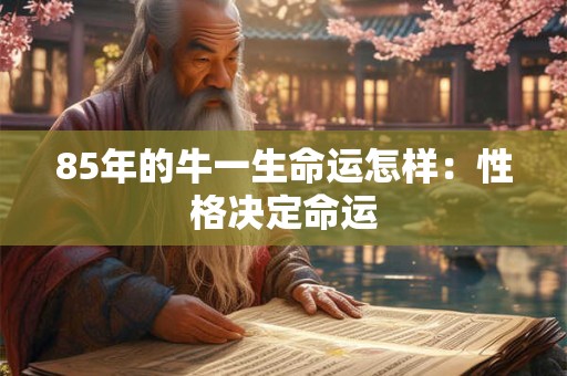 85年的牛一生命运怎样：性格决定命运