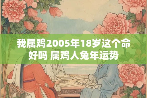 我属鸡2005年18岁这个命好吗 属鸡人兔年运势