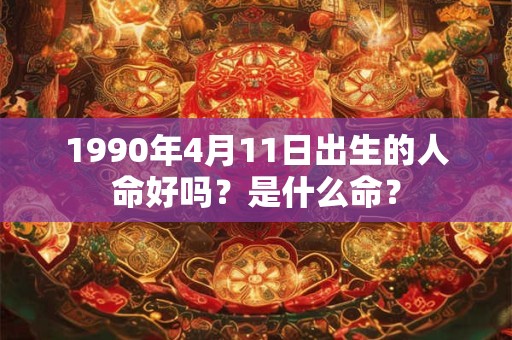 1990年4月11日出生的人命好吗？是什么命？