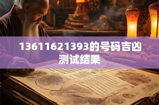 13611621393的号码吉凶测试结果