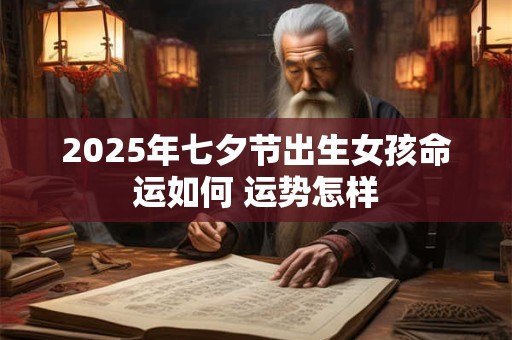 2025年七夕节出生女孩命运如何 运势怎样