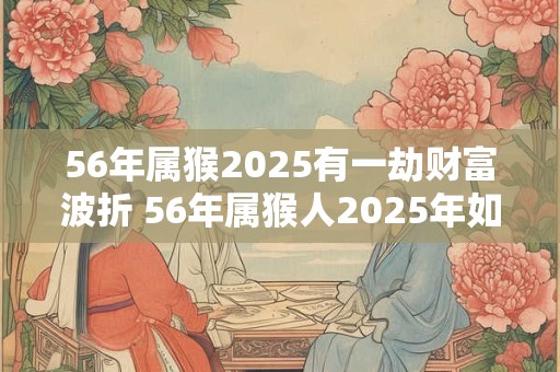 56年属猴2025有一劫财富波折 56年属猴人2025年如何旺财