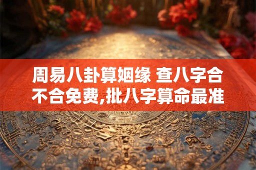 周易八卦算姻缘 查八字合不合免费,批八字算命最准的生辰八字算命