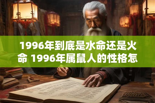 1996年到底是水命还是火命 1996年属鼠人的性格怎么样