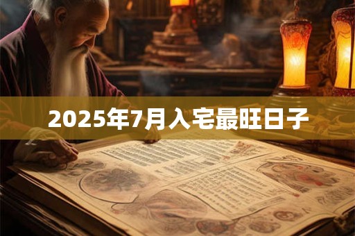 2025年7月入宅最旺日子