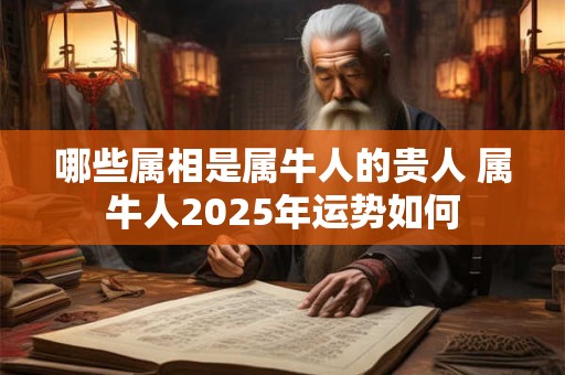 哪些属相是属牛人的贵人 属牛人2025年运势如何