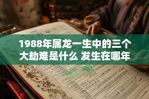 1988年属龙一生中的三个大劫难是什么 发生在哪年 1988年属龙一生中的三个大劫难是什么 发生在哪年
