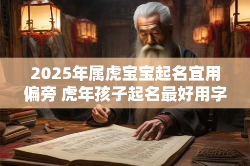 2025年属虎宝宝起名宜用偏旁 虎年孩子起名最好用字