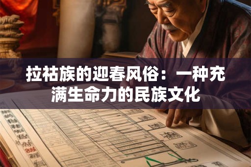 拉祜族的迎春风俗:一种充满生命力的民族文化 拉祜族的迎春风俗:一种充满生命力的民族文化