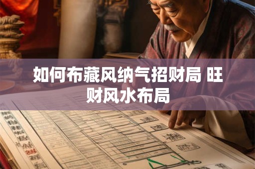 如何布藏风纳气招财局 旺财风水布局