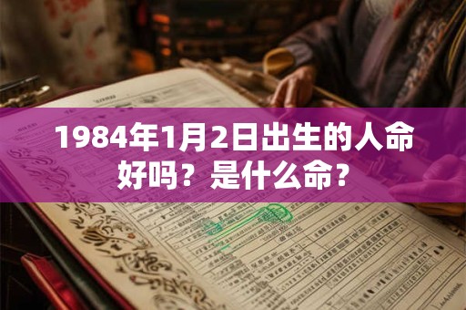 1984年1月2日出生的人命好吗？是什么命？