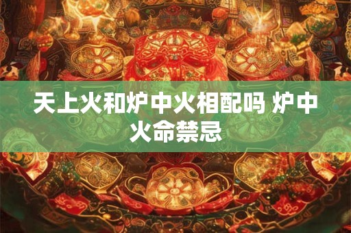 天上火和炉中火相配吗 炉中火命禁忌