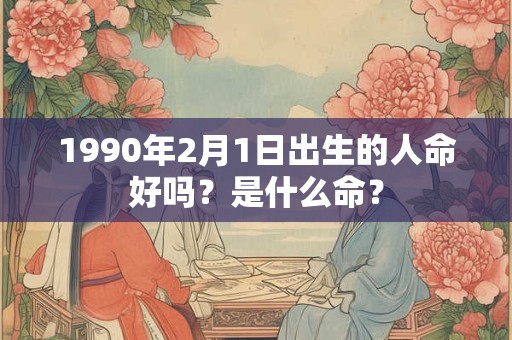 1990年2月1日出生的人命好吗？是什么命？