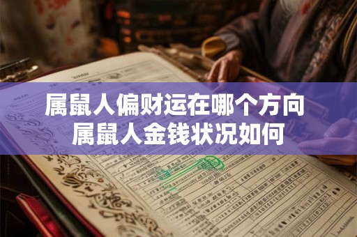 属鼠人偏财运在哪个方向 属鼠人金钱状况如何
