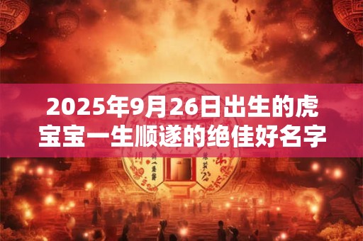 2025年9月26日出生的虎宝宝一生顺遂的绝佳好名字