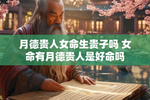 月德贵人女命生贵子吗 女命有月德贵人是好命吗 月德贵人女命生贵子吗 女命有月德贵人是好命吗