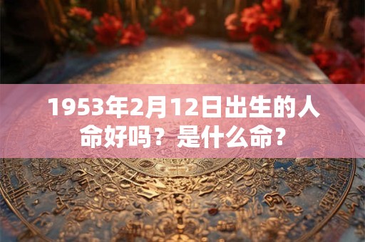 1953年2月12日出生的人命好吗？是什么命？