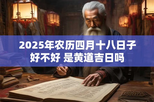 2025年农历四月十八日子好不好 是黄道吉日吗 2025年农历四月十八日子好不好 是黄道吉日吗