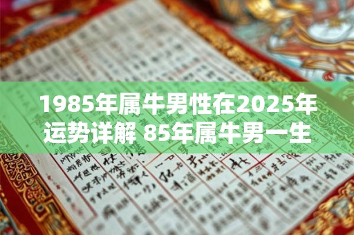 1985年属牛男性在2025年运势详解 85年属牛男一生有几次婚姻