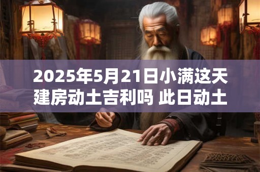 2025年5月21日小满这天建房动土吉利吗 此日动土日子好吗