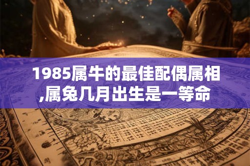 1985属牛的最佳配偶属相,属兔几月出生是一等命