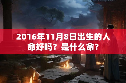 2016年11月8日出生的人命好吗？是什么命？