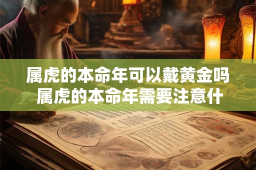 属虎的本命年可以戴黄金吗 属虎的本命年需要注意什么