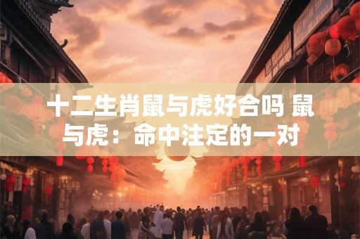 十二生肖鼠与虎好合吗 鼠与虎：命中注定的一对