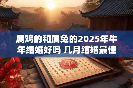 属鸡的和属兔的2025年牛年结婚好吗 几月结婚最佳
