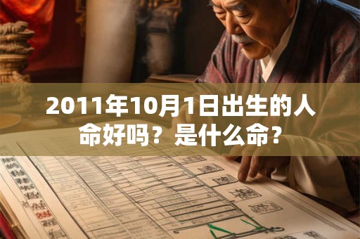 2011年10月1日出生的人命好吗？是什么命？
