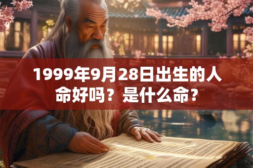 1999年9月28日出生的人命好吗？是什么命？