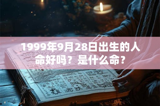 1999年9月28日出生的人命好吗？是什么命？