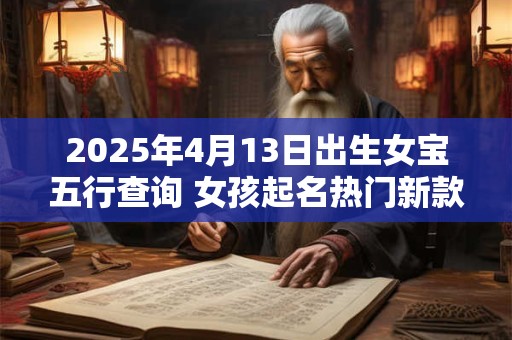 2025年4月13日出生女宝五行查询 女孩起名热门新款 2025年4月13日出生女宝五行查询 女孩起名热门新款
