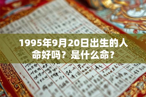 1995年9月20日出生的人命好吗？是什么命？