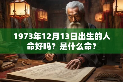 1973年12月13日出生的人命好吗？是什么命？