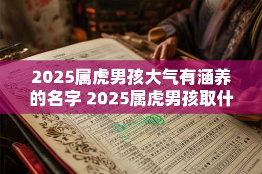 2025属虎男孩大气有涵养的名字 2025属虎男孩取什么小名好