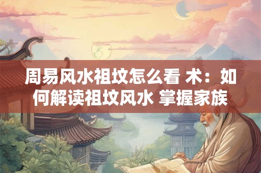 周易风水祖坟怎么看 术:如何解读祖坟风水 掌握家族命运 周易风水祖坟怎么看 术:如何解读祖坟风水 掌握家族命运