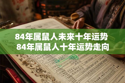 84年属鼠人未来十年运势 84年属鼠人十年运势走向