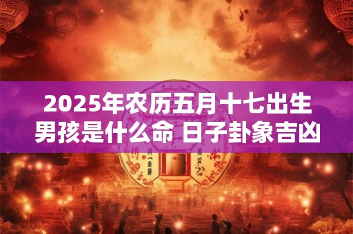 2025年农历五月十七出生男孩是什么命 日子卦象吉凶