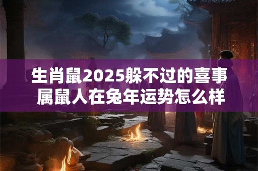 生肖鼠2025躲不过的喜事 属鼠人在兔年运势怎么样