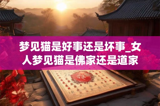 梦见猫是好事还是坏事_女人梦见猫是佛家还是道家