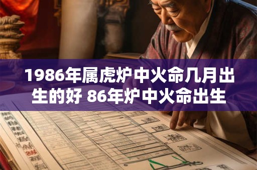 1986年属虎炉中火命几月出生的好 86年炉中火命出生时辰命运