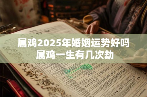 属鸡2026年婚姻运势好吗 属鸡一生有几次劫