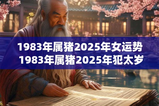 1983年属猪2025年女运势 1983年属猪2025年犯太岁吗