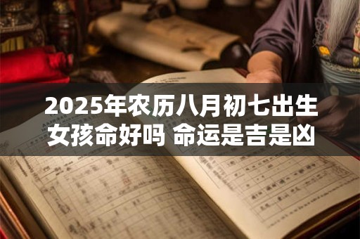 2026年农历八月初七出生女孩命好吗 命运是吉是凶