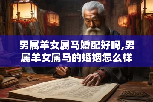 男属羊女属马婚配好吗,男属羊女属马的婚姻怎么样