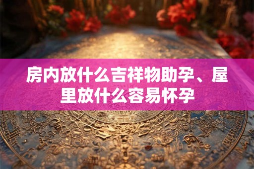 房内放什么吉祥物助孕、屋里放什么容易怀孕
